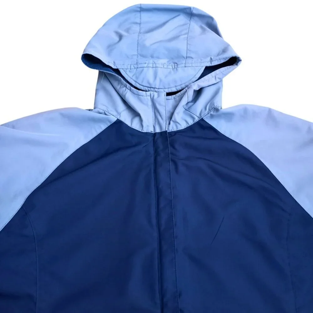 Nike Blue Colorblock Windbreaker Jacket – Youth Size L (12-14)